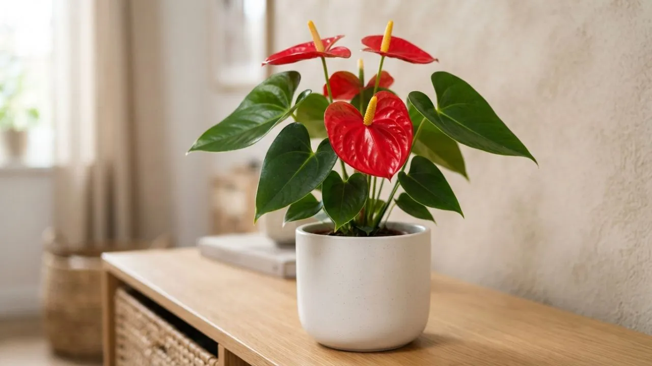 Antúrio: como cuidar em vaso dentro de casa e manter as flores