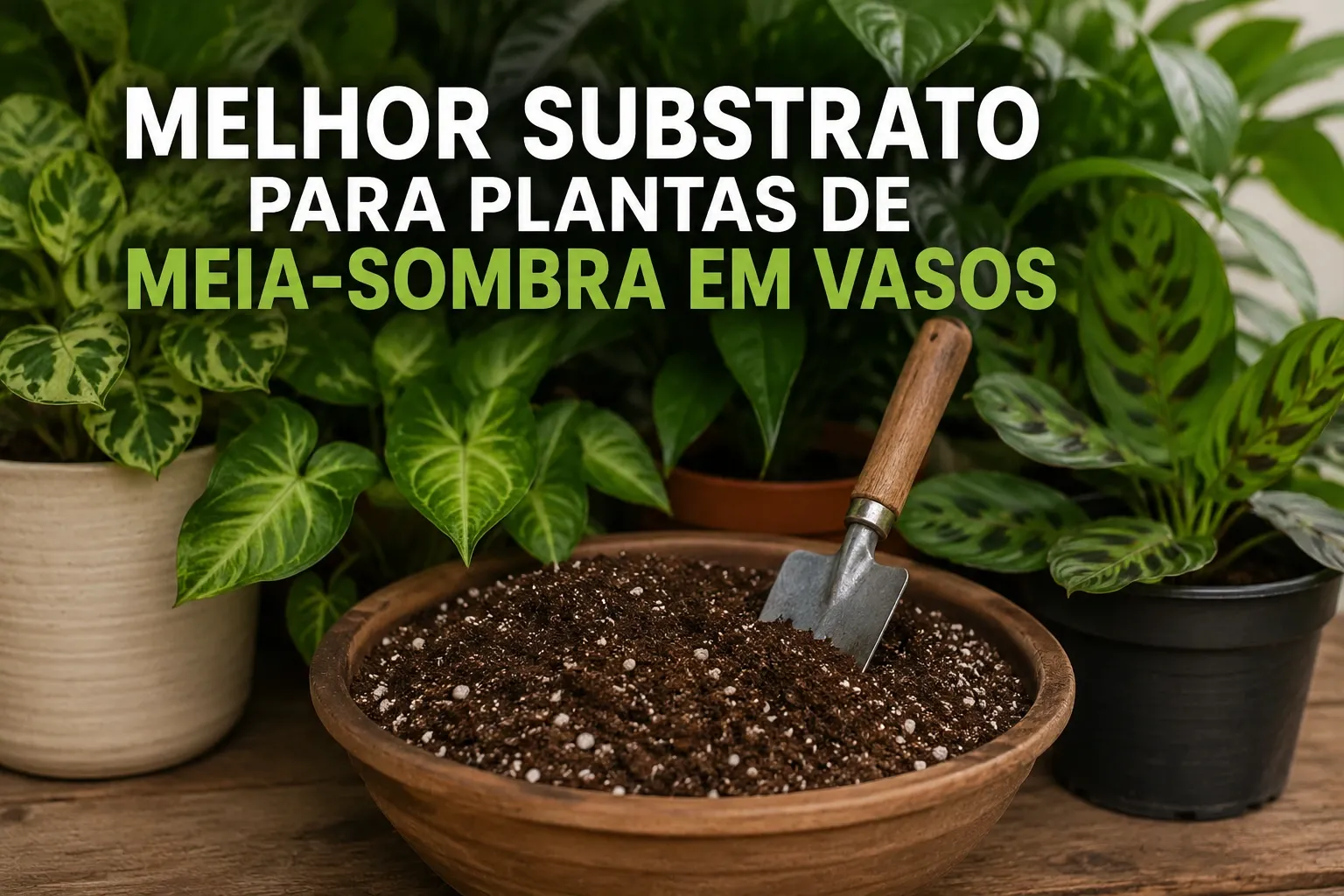 Substrato para vaso: como preparar a terra ideal por tipo de planta